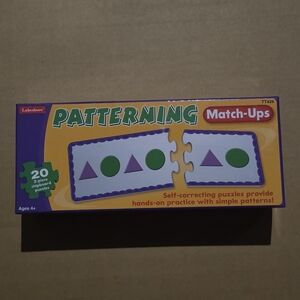 Patterning Match-Ups Puzzle - Purple and Green